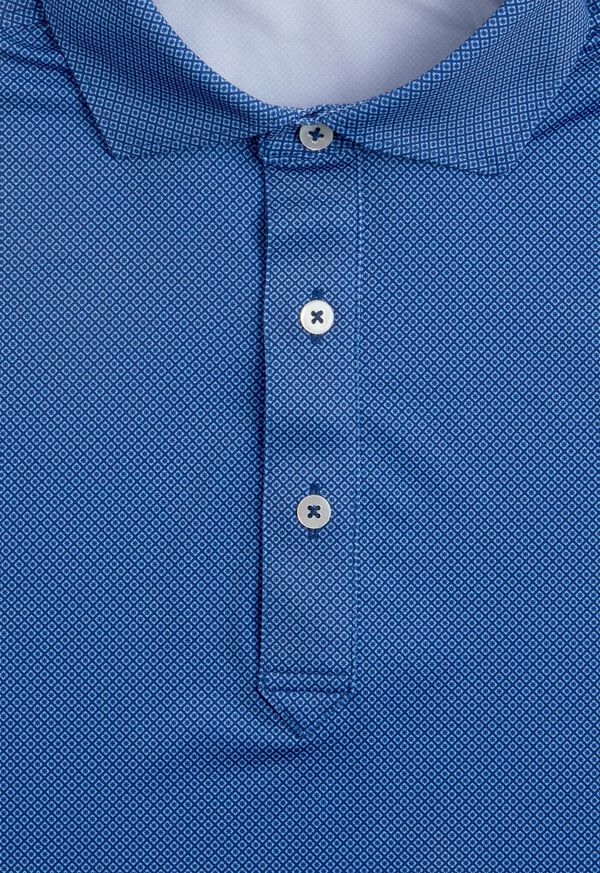 Paul Stuart Mini Diamond Jacquard Performance Polo, image 2