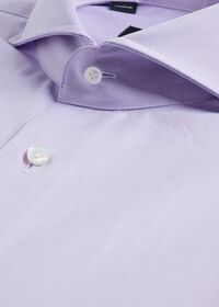 Paul Stuart Cotton Solid Dress Shirt, thumbnail 3