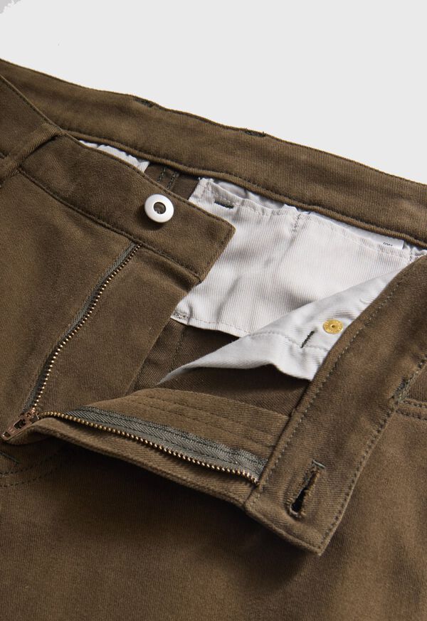 Paul Stuart Brushed Twill Five Pocket Pant, image 3