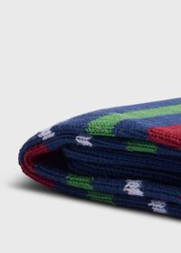 Paul Stuart Cotton Variegated Multicolor Stripe Sock, thumbnail 2