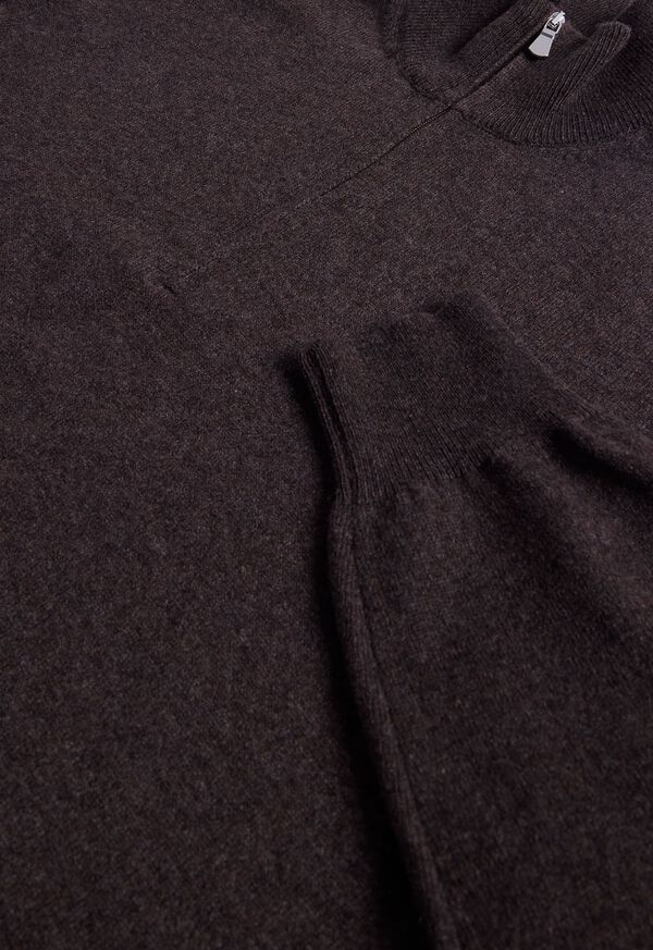 Cashmere Quarter Zip Pullover