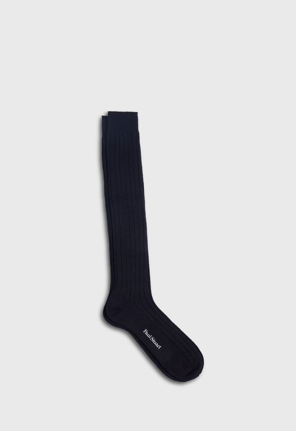 Paul Stuart Ribbed Cashmere Sock, image 1