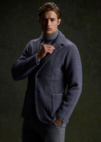 Paul Stuart Knitted Herringbone Jacket, thumbnail 2