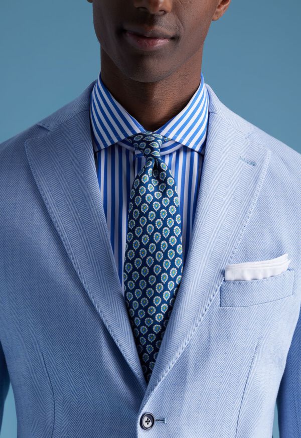 Paul Stuart Cotton Bengal Stripe Sport Shirt, image 2