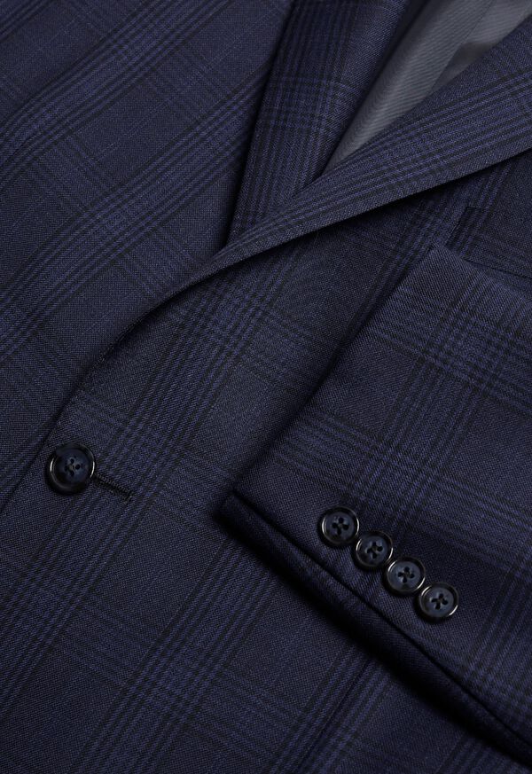 Paul Stuart Navy Plaid Sport Jacket, image 2