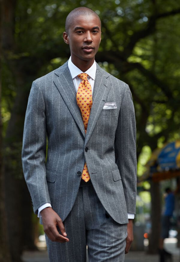 Paul Stuart Broadcloth Cotton Dress Shirt with French Cuff, image 2