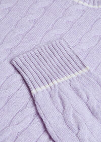 Paul Stuart Cashmere Cable Crewneck Sweater, thumbnail 2