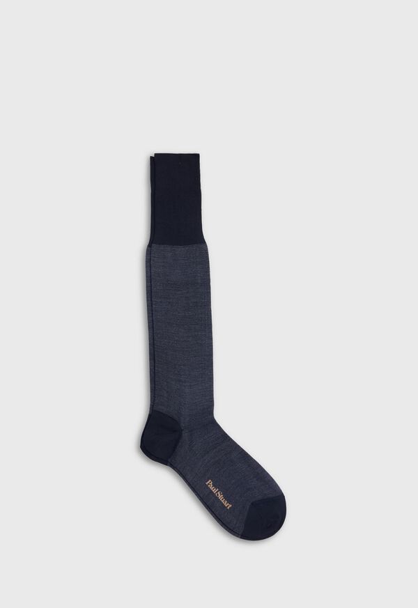 Paul Stuart Wool Micro Oxford Sock, image 1