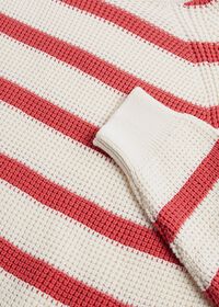 Paul Stuart Striped Cotton Crewneck Sweater, thumbnail 2