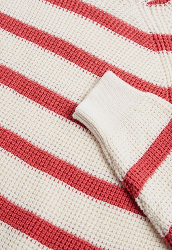 Paul Stuart Striped Cotton Crewneck Sweater, image 2