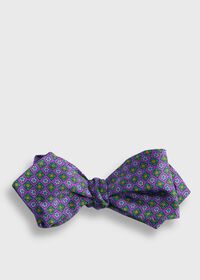 Paul Stuart Silk Twill Micro Floral Bow Tie, thumbnail 1
