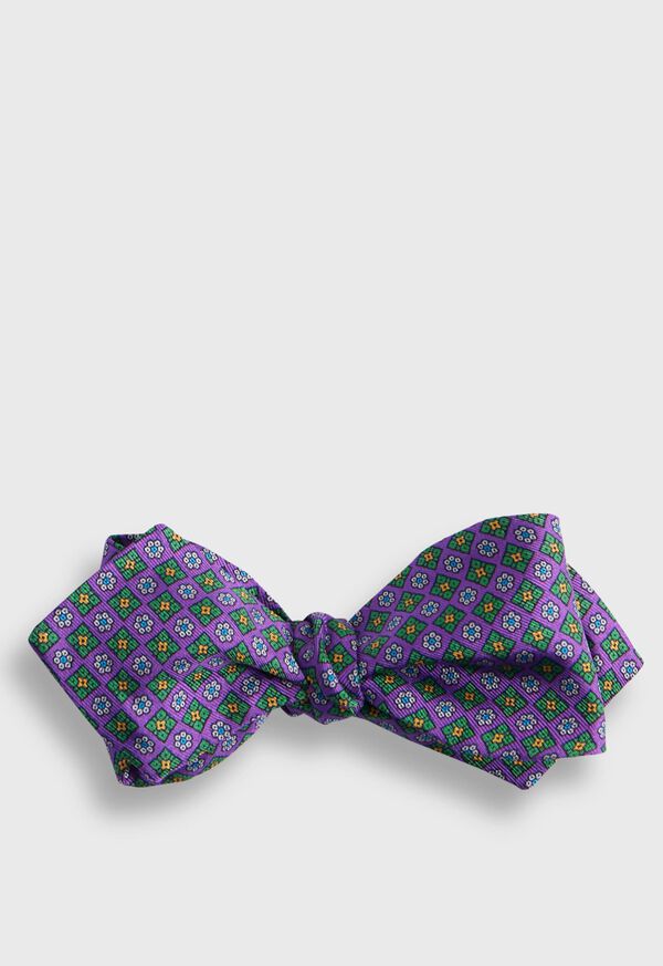 Paul Stuart Silk Twill Micro Floral Bow Tie, image 1