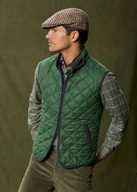 Paul Stuart Small Plaid Flannel Sport Shirt, thumbnail 2