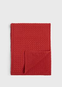 Paul Stuart Cashmere Basketweave Scarf, thumbnail 1