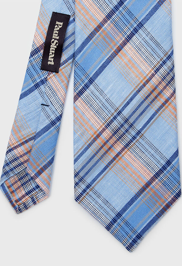Paul Stuart Plaid Linen Tie, image 2