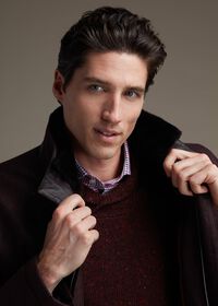 Paul Stuart Mini Check Flannel Sport Shirt, thumbnail 2