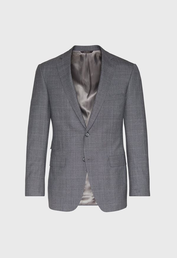 Paul Stuart Grey Plaid Wool Suit, image 3
