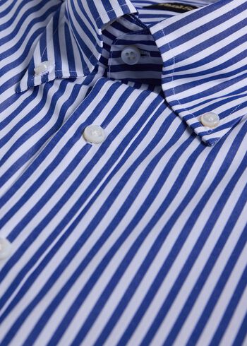 Paul Stuart Button Down Bengal Stripe Dress Shirt