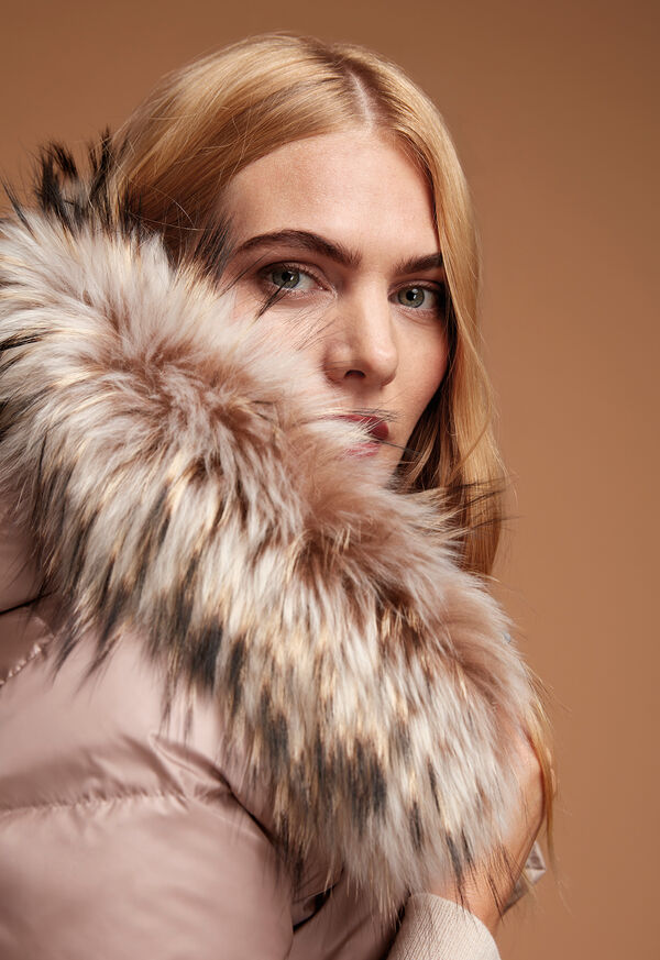Paul Stuart Puffer Coat with Fur Trim, image 2