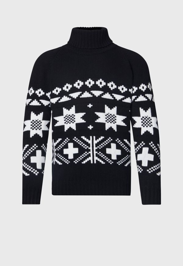 Paul Stuart Cashmere Snowflake Sweater
