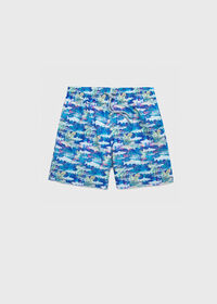 Paul Stuart Shark Print Swim Trunk, thumbnail 1