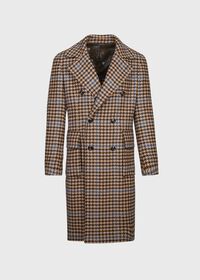 Paul Stuart Large Houndstooth Double Breasted Coat, thumbnail 1
