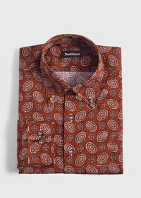 Paul Stuart Medallion Print Cotton Sport Shirt, thumbnail 1