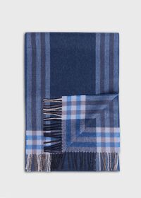Paul Stuart Lambswool & Cashmere Plaid Scarf, thumbnail 1