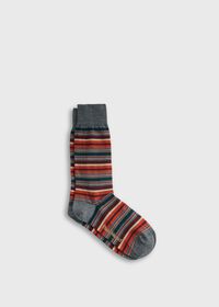 Paul Stuart Multicolor Stripe Sock, thumbnail 1
