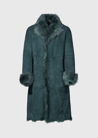 Paul Stuart Long Hair Shearling Coat, thumbnail 1