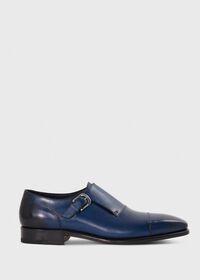 Paul Stuart Giordano Leather Monk Strap, thumbnail 1
