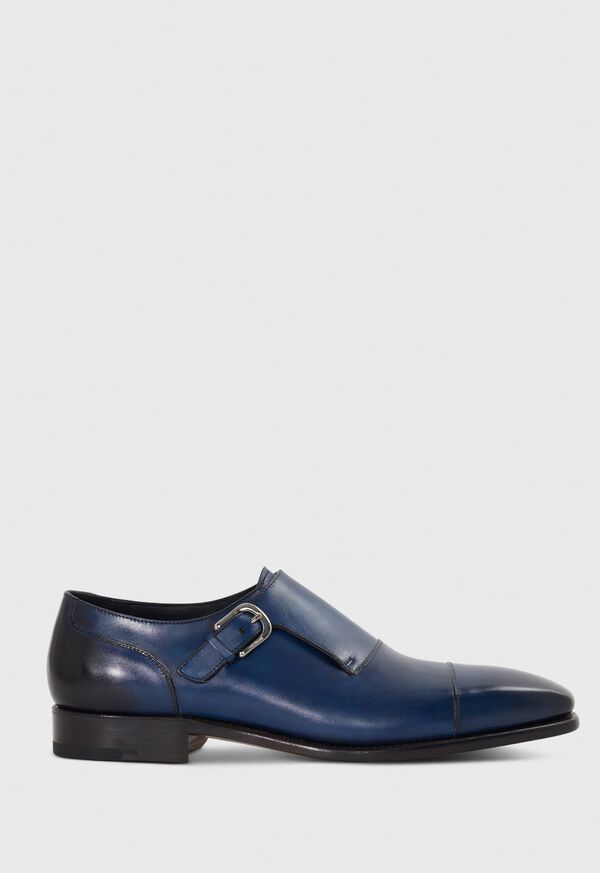 Paul Stuart Giordano Leather Monk Strap, image 1