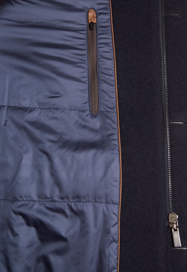 Paul Stuart Wool Stand Collar Shot Coat, image 5