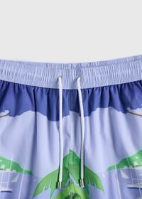 Paul Stuart Palm Tree and Lake Scene Swim Trunk, thumbnail 2