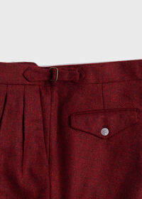 Paul Stuart Shetland Wool French Pleat Trouser, thumbnail 3