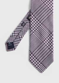 Paul Stuart Silk Jacquard Plaid Tie, thumbnail 1