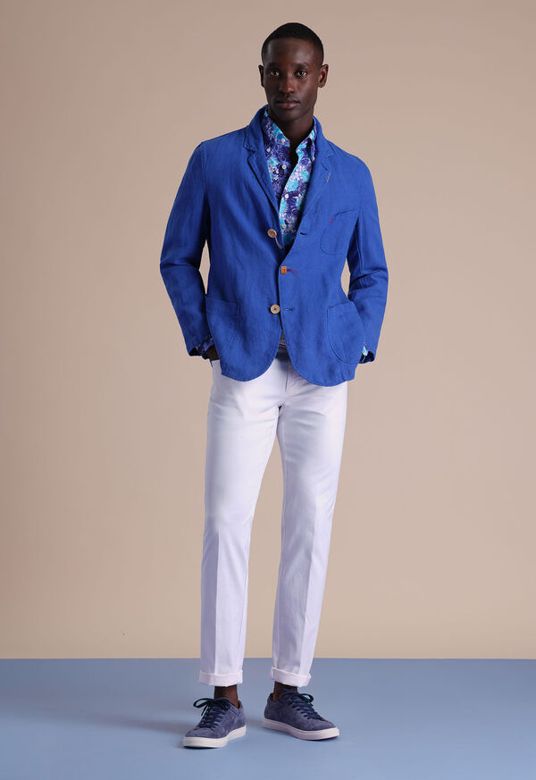 Paul Stuart Cotton & Silk Five Pocket Pant, image 2