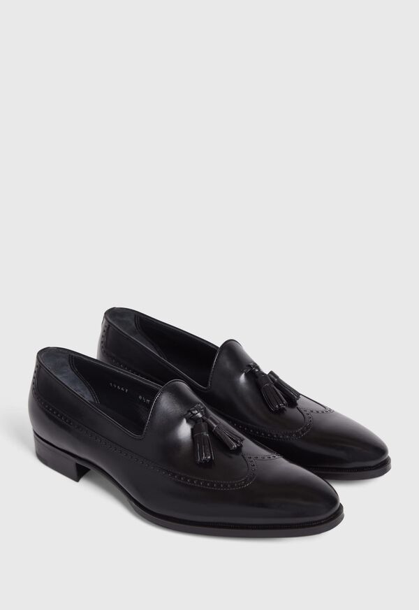 Paul Stuart Nabil Leather Wingtip Tassel Loafer, image 3