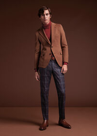 Paul Stuart Navy Wool Blend Pant, thumbnail 2