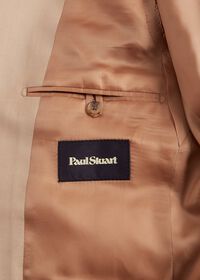 Paul Stuart Tan Solid Wool Suit, thumbnail 4