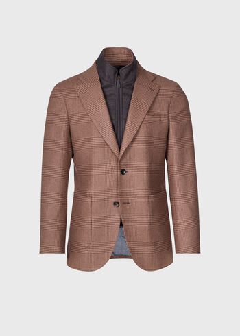 Paul Stuart Plaid Jacket with Zip Out Vest