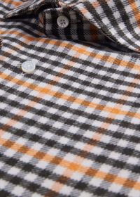 Paul Stuart Flannel Small Plaid Sport Shirt, thumbnail 2