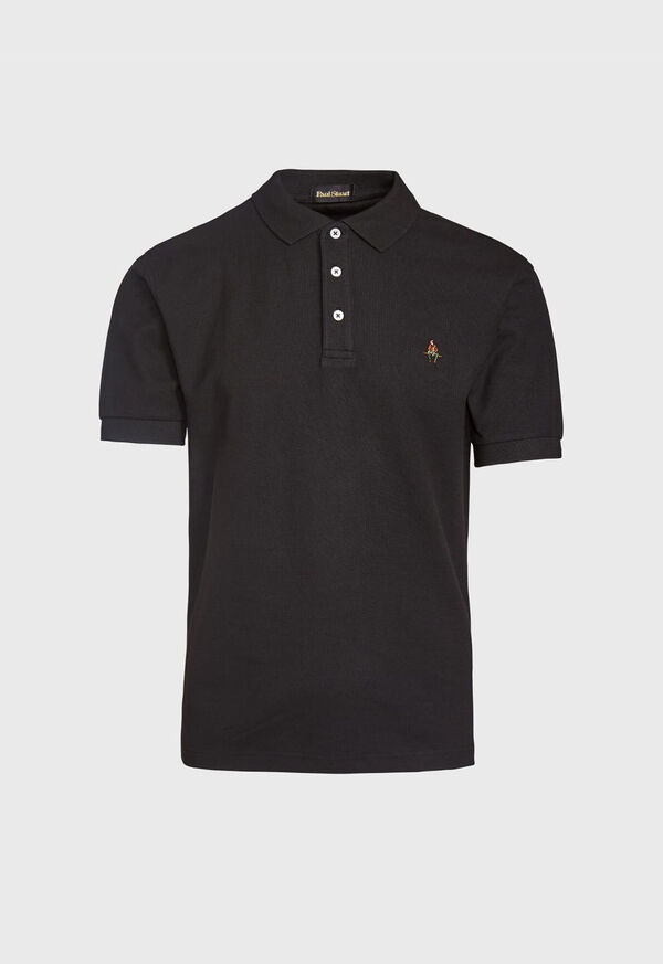 Paul Stuart Cotton Pique Logo Polo