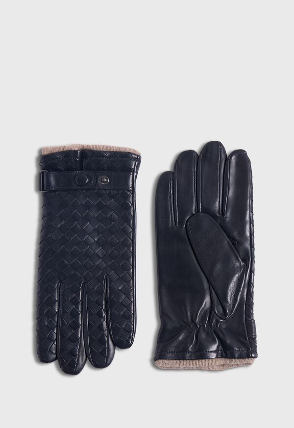 Paul Stuart Nappa Leather Cross Stitch Glove, image 1
