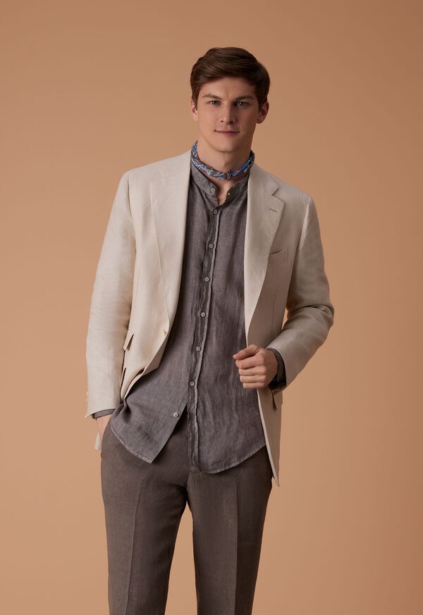 Paul Stuart Linen Solid Sport Jacket, image 2