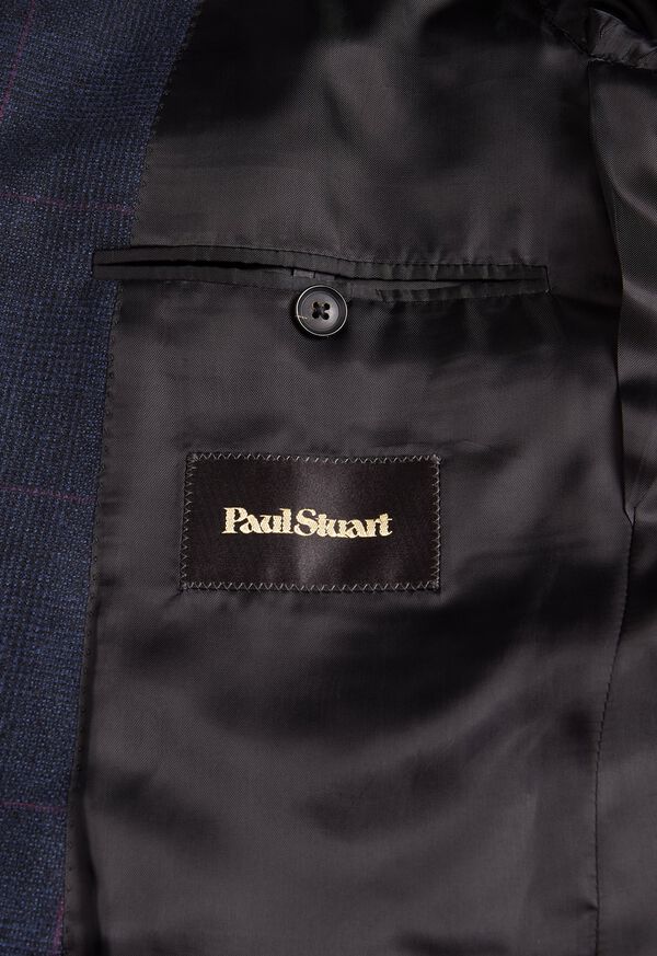Paul Stuart Navy Plaid Soft Shoulder Suit, image 6