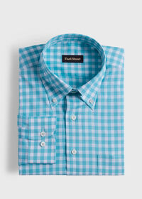 Paul Stuart Cotton Gingham Sport Shirt, thumbnail 1