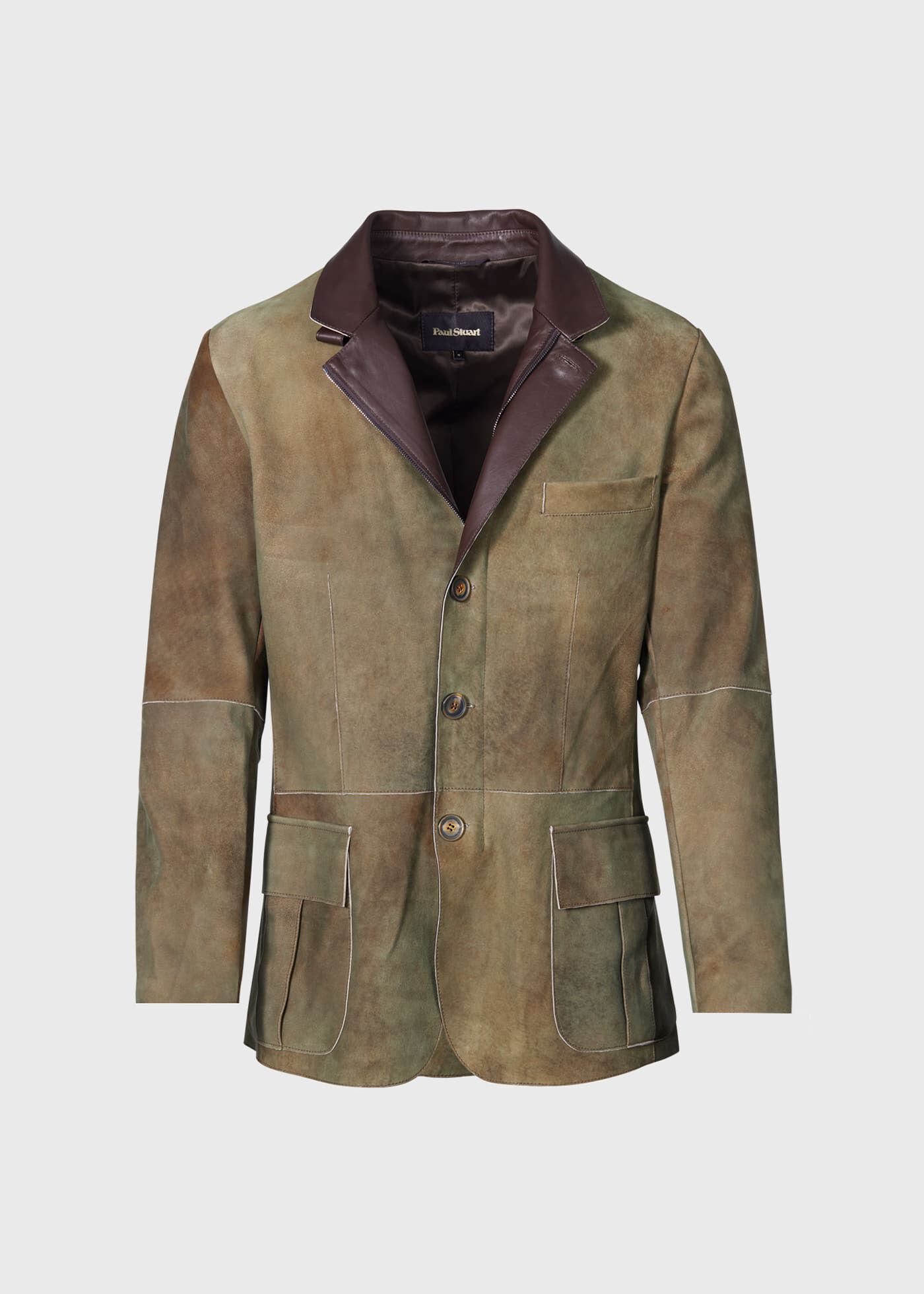 Suede Raw Edge Jacket