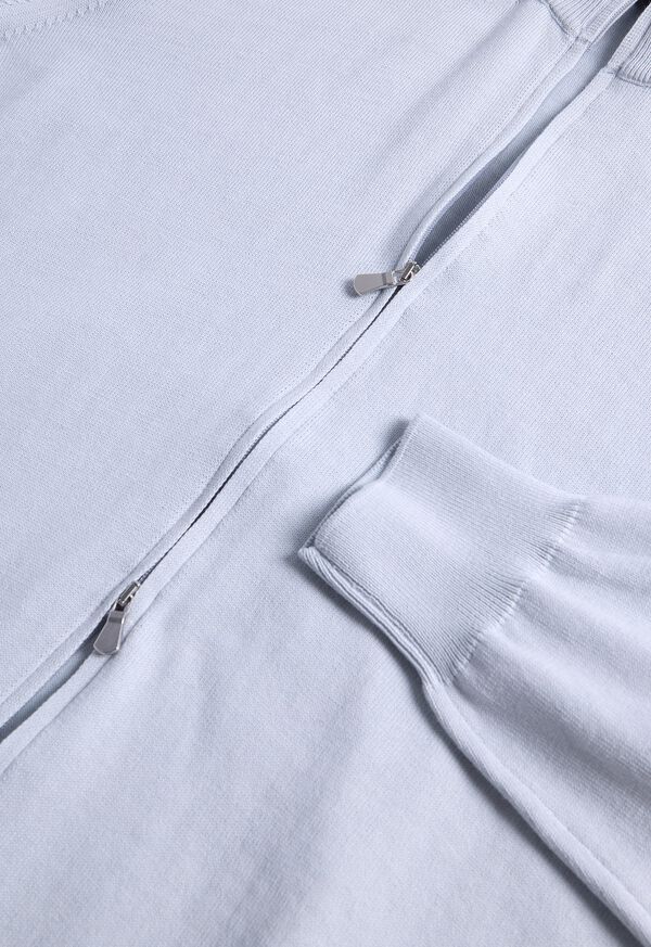 Paul Stuart Cotton Double Zip Cardigan, image 2