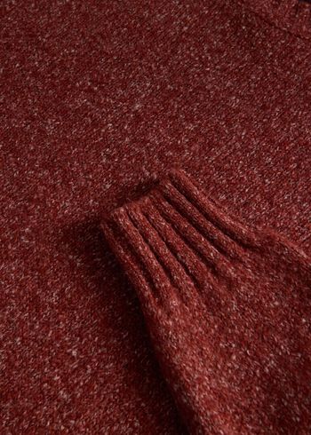 Paul Stuart Heather Alpaca Crewneck Sweater